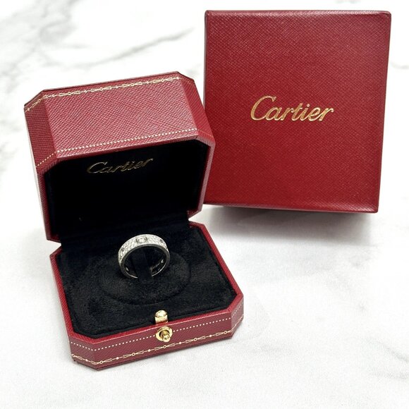 Cartier Signature Love Ring Box Red Travel Case Empty Box - Picture 1 of 5